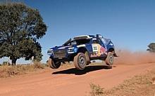 Giniel de Villiers und Dirk von Zitzewitz sicherten sich im Volkswagen Race Touareg 2 den dritten Etappensieg. Foto: Auto-Reporter/Volkswagen